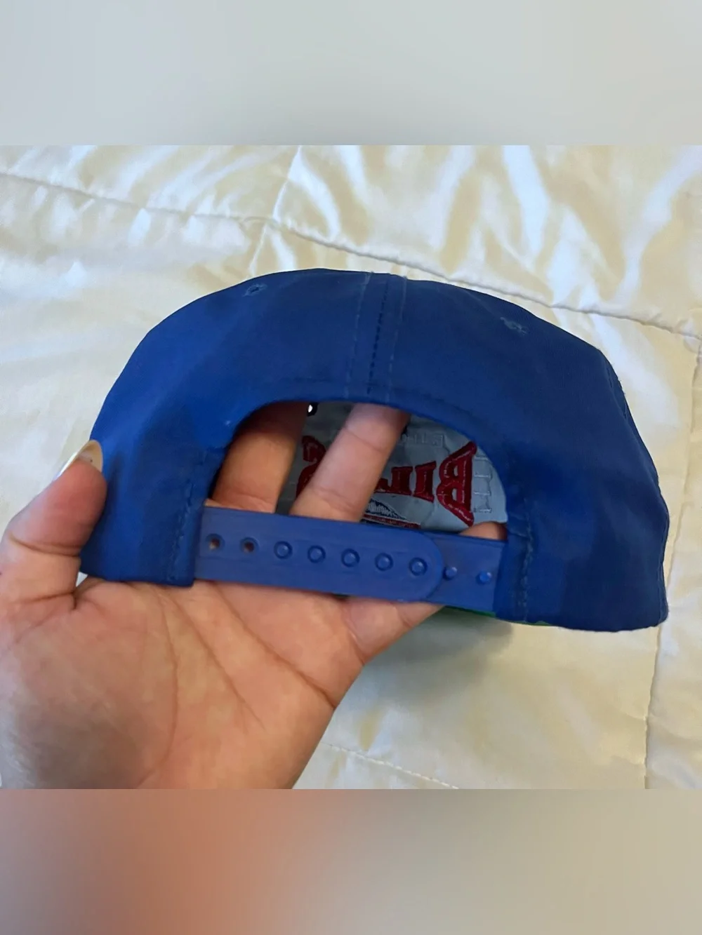 Vintage Youngan NFL Blue Buffalo Bills Logo Snapback Hat